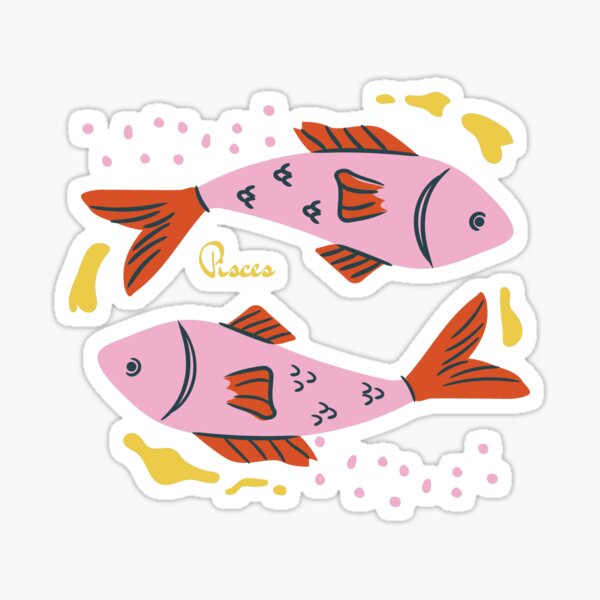 "Pisces" zodiac sign Sticker