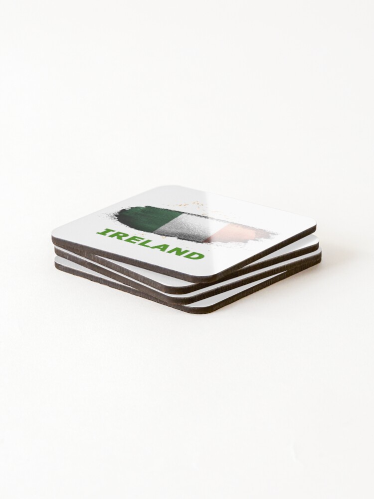 Thumbnail 4 of 5, Coasters (Set of 4), FLAG OF IRELAND designed and sold by xposedbydesign.