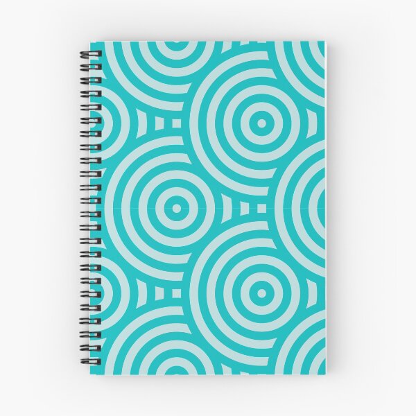 Item preview, Cyan Tint Circular Geometric Pattern designed and sold by NVDesigns.