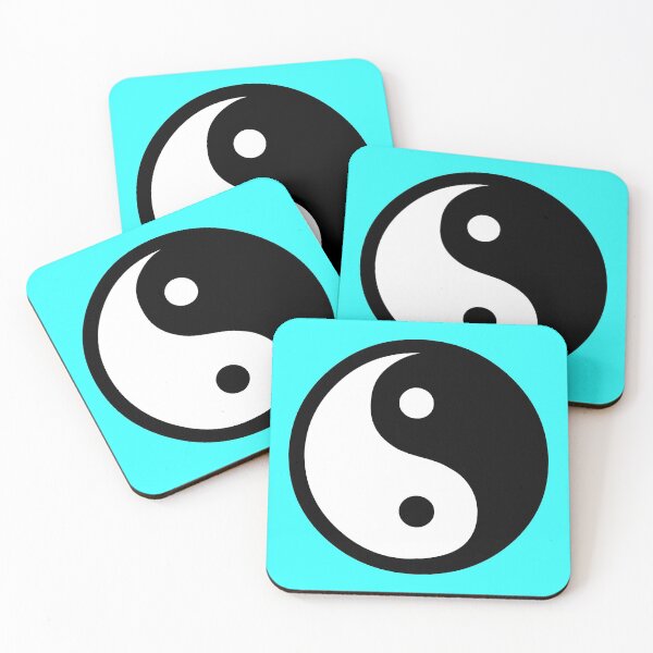 Item preview, Yin & Yang - Light Blue Background designed and sold by harrizon.