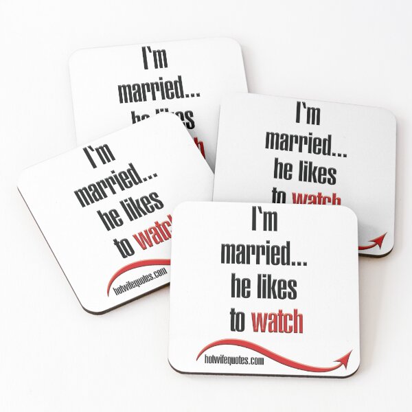 Item preview, I'm married ... he likes to watch designed and sold by hotwifequotes.