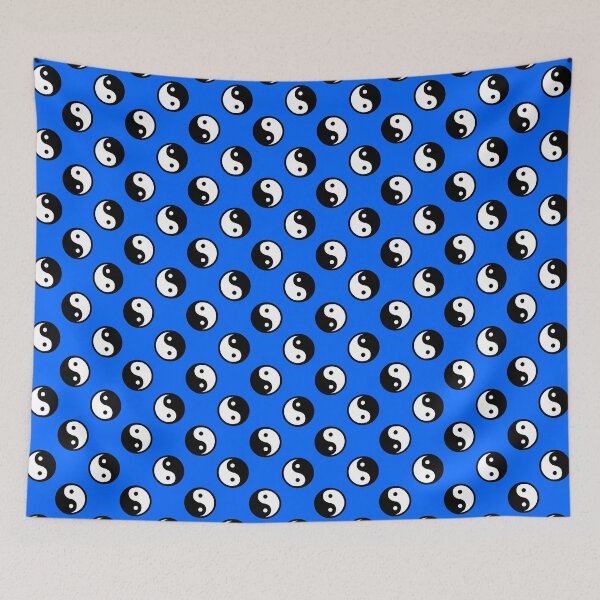 Item preview, Yin & Yang - Blue Background designed and sold by harrizon.