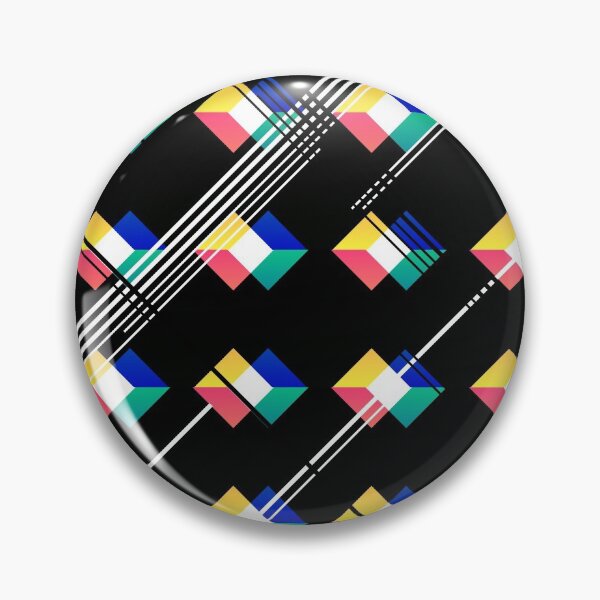 Item preview, Eighties inspired geometric pattern designed and sold by PolarSunDesigns.