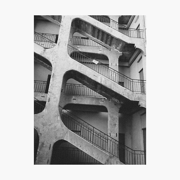 Item preview, Urban Architectural Concrete Stair - Lisbon, Portugal designed and sold by kristelmarquez.