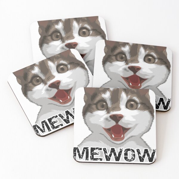 Item preview, Mewow! Funny cat shirt - meow designed and sold by carlosonline.