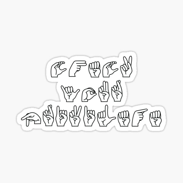 Aperçu de l'œuvre Vérifiez votre privilège en langue des signes américaine (ASL) créée et vendue par averydavage.