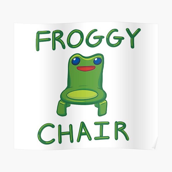 Froggy Chair Posters Redbubble