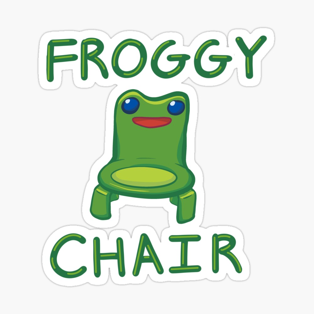 Froggy chair Kermit acrylic pin