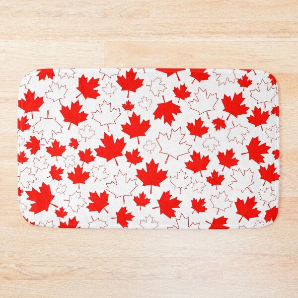 Item preview, Fun Festive Canada Maple Leaf Red White Random Pattern designed and sold by judgeart.