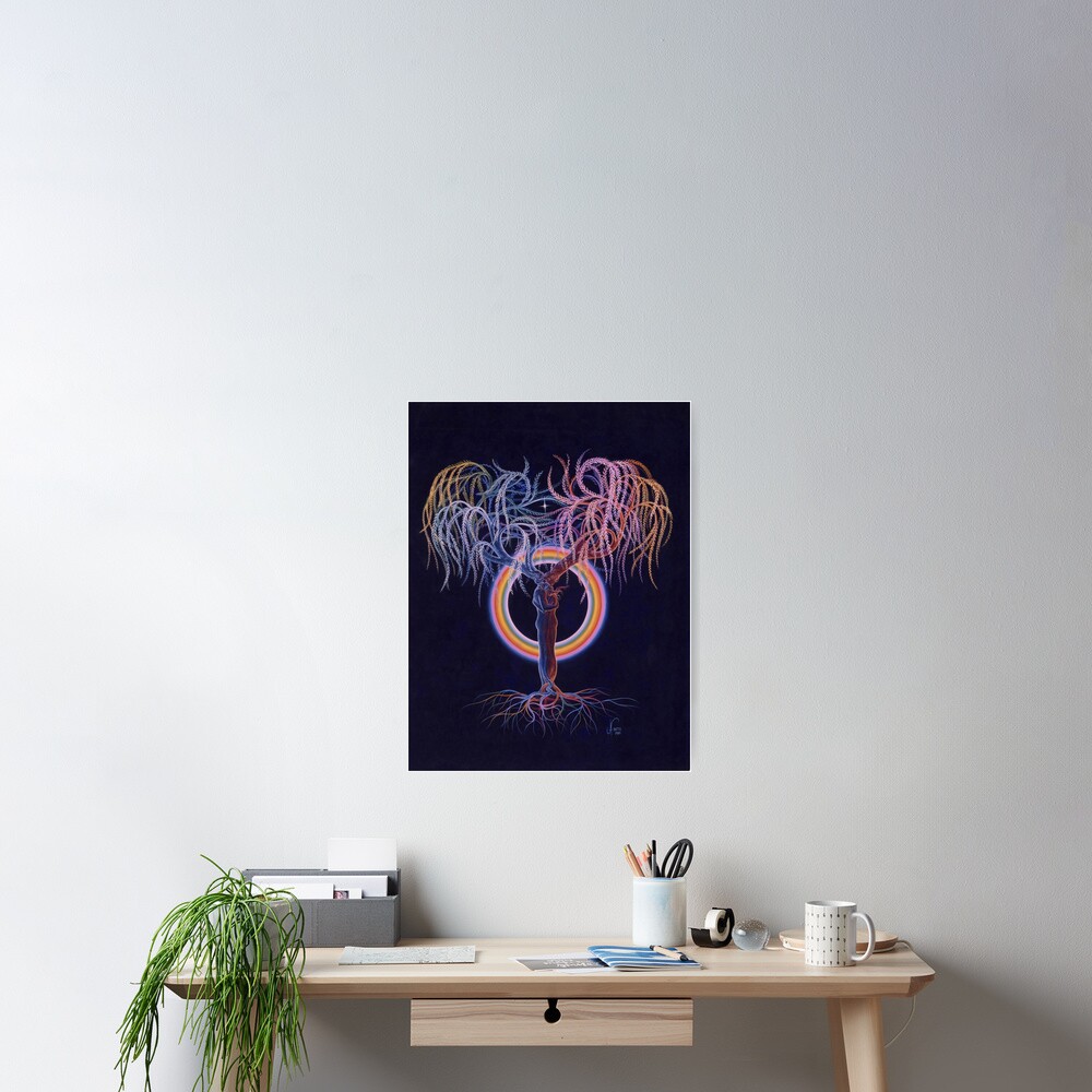 Lovers Tree of Life Poster