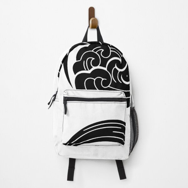 Item preview, Japanese Kamon Crest - Ocean Wave - Black Version designed and sold by reyners.