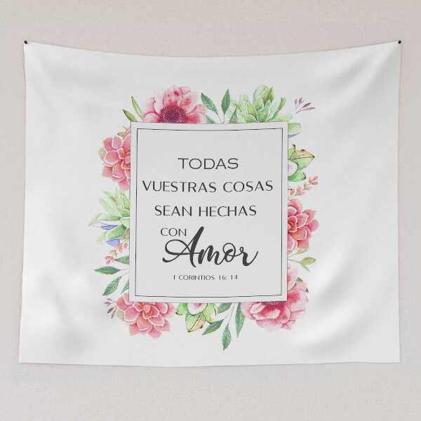 Item preview, Todas vuestras cosas sean hechas con amor, corintios 16 designed and sold by latiendadearyam.