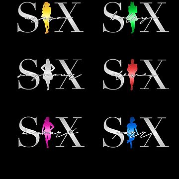 Six The Musical New West End Silhouette Six The Musical Essential T-Shirt | Redbubble