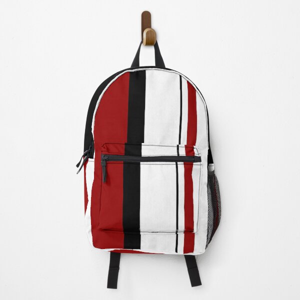 Item preview, Red Black White Abstract Stripes designed and sold by wordznart.