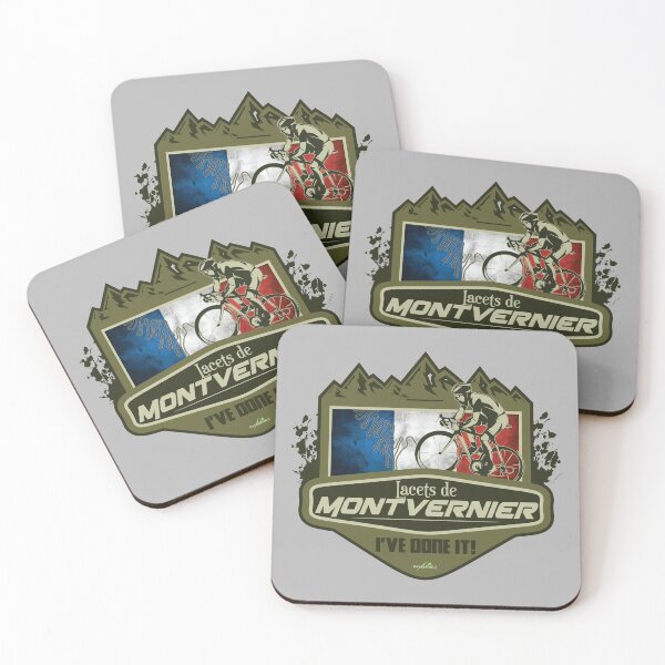 Item preview, Lacets de Montvernier Cycling T-Shirt Sticker Route des Grandes Alpes designed and sold by OuterShellUK.