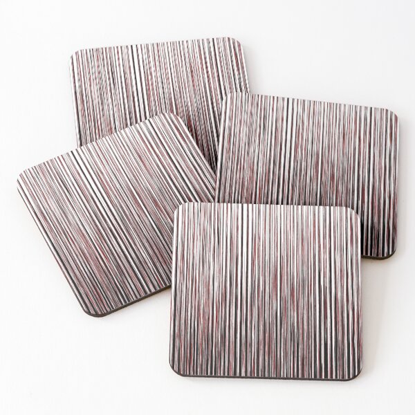 Item preview, Red Black White Abstract Lines designed and sold by wordznart.