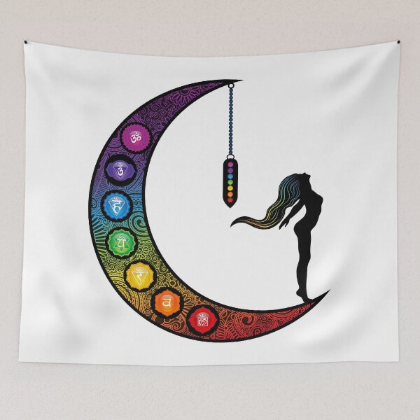 Item preview, Crescent Moon Chakra designed and sold by serenaking.