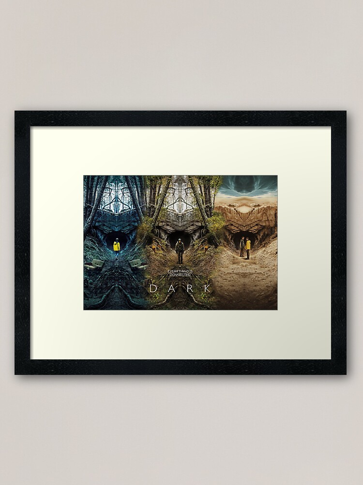 Alternate view of DARK season 1 2 3 poster Framed Art Print