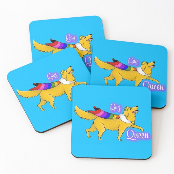 Item preview, Gay Queen Golden Retriever designed and sold by Audrey Lee.