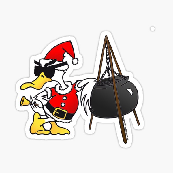 Santa Duck - Duck Logic Christmas Sticker