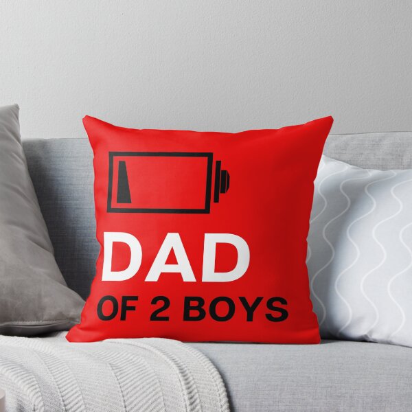 Item preview, DAD OF 2 SONS, DAD OF 2 BOYS Funny saying designed and sold by OneTimeEngineer.