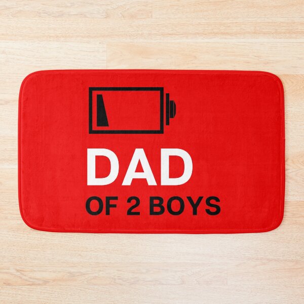 Item preview, DAD OF 2 SONS, DAD OF 2 BOYS Funny saying designed and sold by OneTimeEngineer.