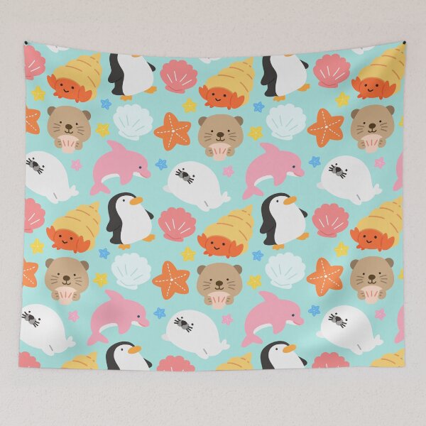 Item preview, Cute and Colorful Sea Creatures designed and sold by You Store.