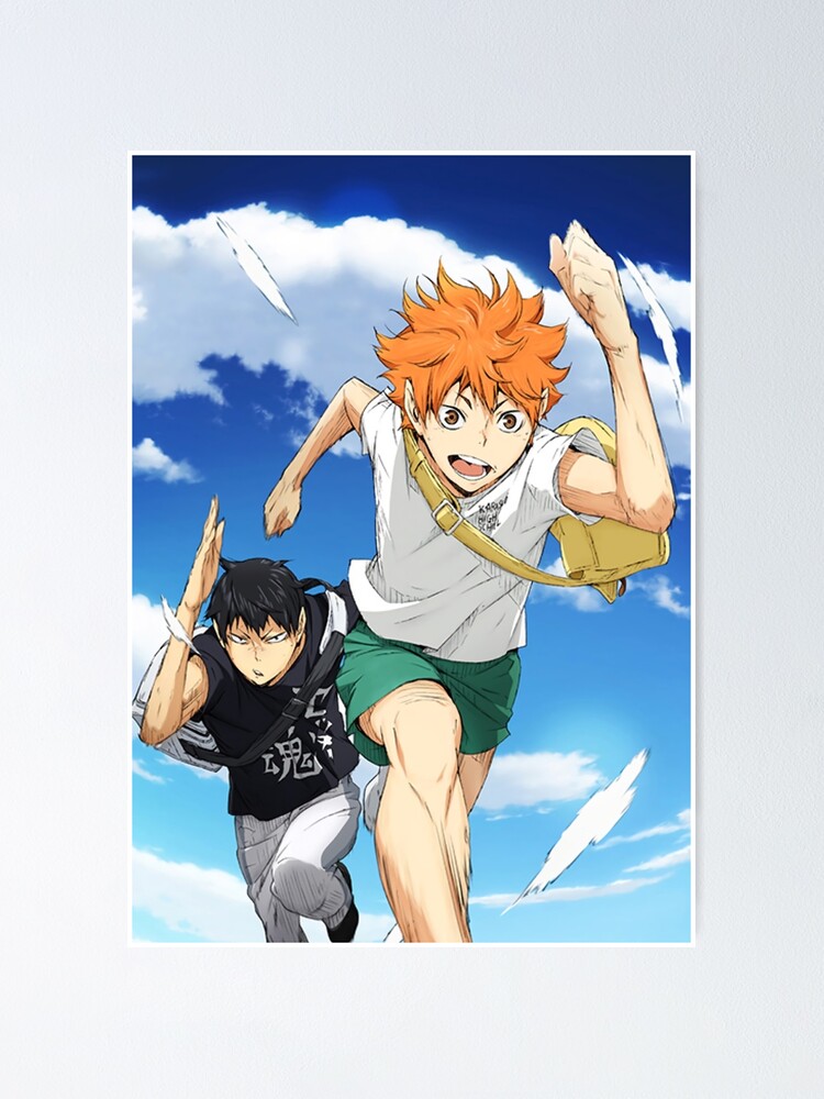 Hinata Shoyo And Kageyama Tobio Poster By Jill Lewis Redbubble