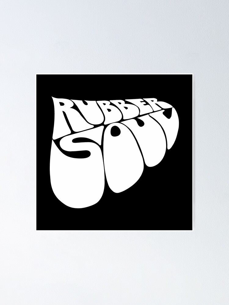 “rubber soul logo” Poster by Feltlew | Redbubble