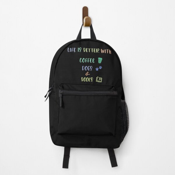Item preview, Life Is Better With COFFEE DOGS and BOOKS designed and sold by BrahimAz.