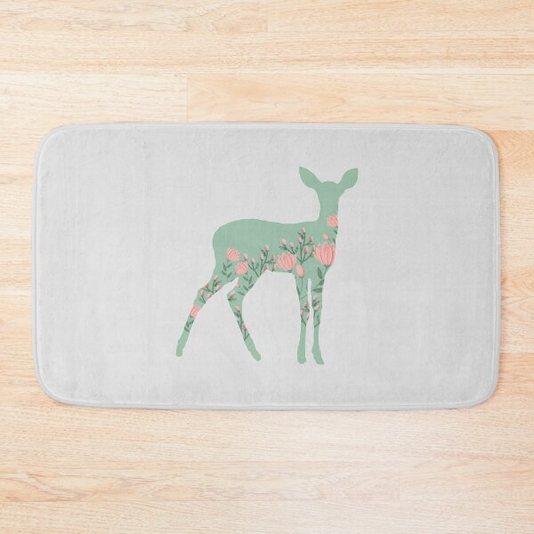 Item preview, flourishing deer designed and sold by Sunnyside48.