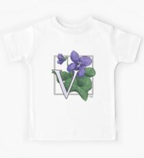 V is for Violet Kids Tee