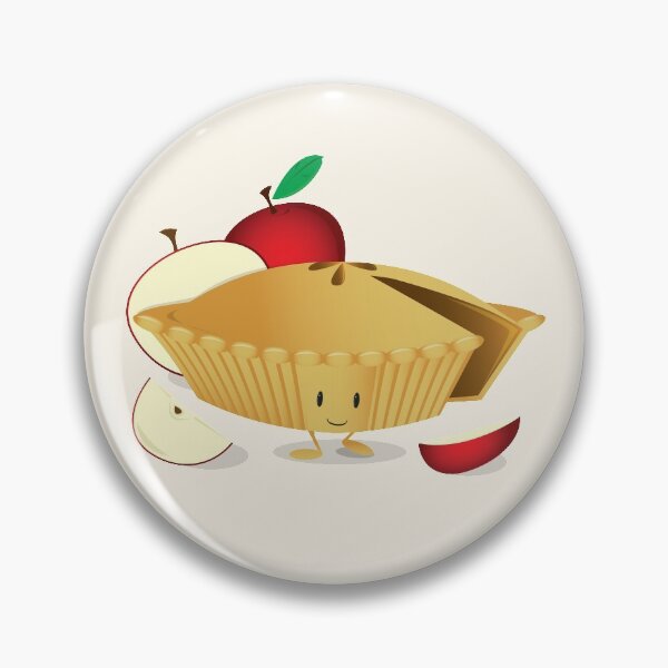 Item preview, Smiling Apple Pie Character Cartoon designed and sold by Melissa Patton.