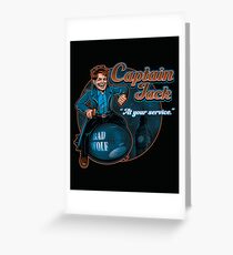 Captain Jack Greeting Card