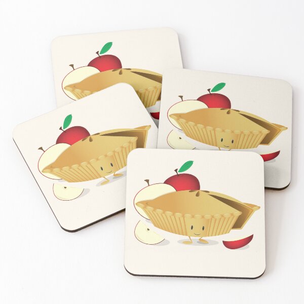 Item preview, Smiling Apple Pie Character Cartoon designed and sold by Melissa Patton.