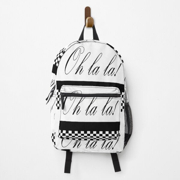 Item preview, Oh la la! - black and white chequered pattern. designed and sold by DavJen.
