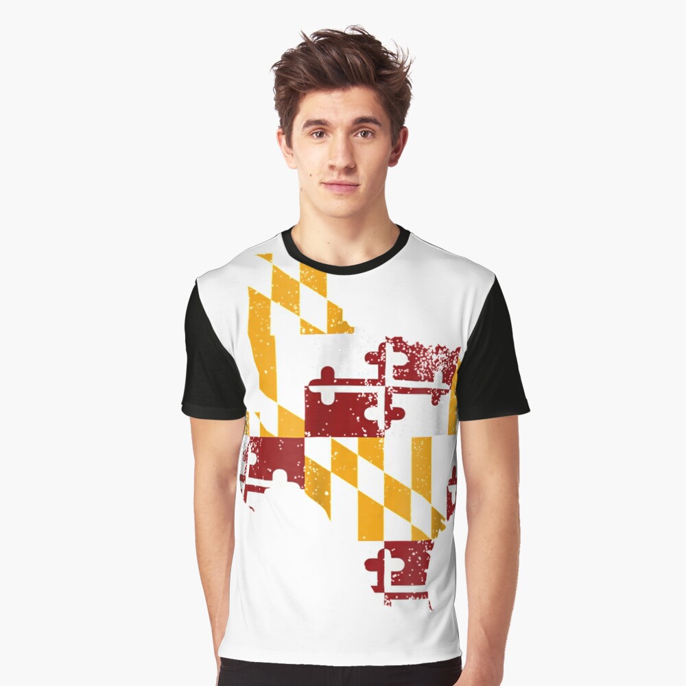  Texas Maryland Flag T-Shirt - Maryland Transplant T Shirt :  Clothing, Shoes & Jewelry