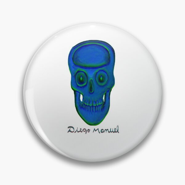 Item preview, Blue skull designed and sold by Diego Manuel Rodriguez.