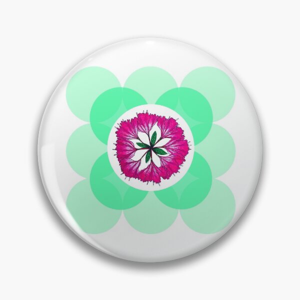 Item preview, 60s Mint Rhodo Print designed and sold by Pippywhippy.