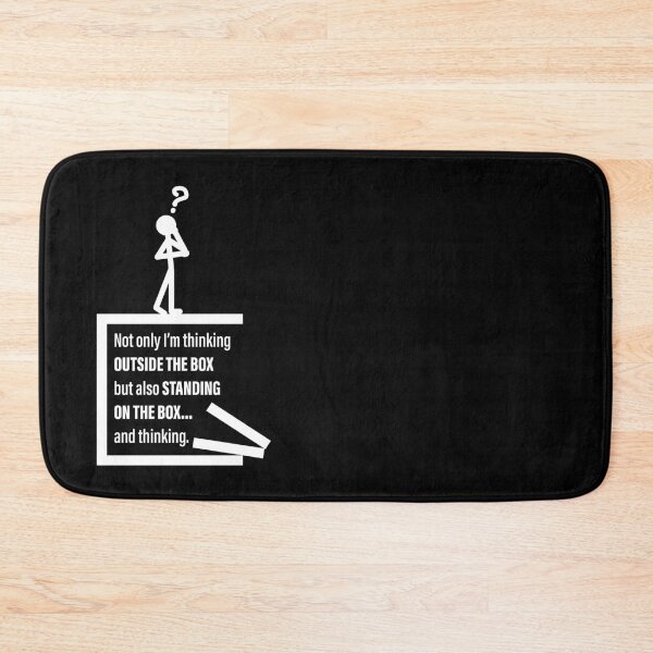 Item preview, Thinking outside the box designed and sold by MerchHouse.
