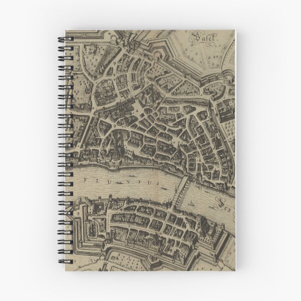 Item preview, Vintage Map of Basel Switzerland (1657) designed and sold by BravuraMedia.