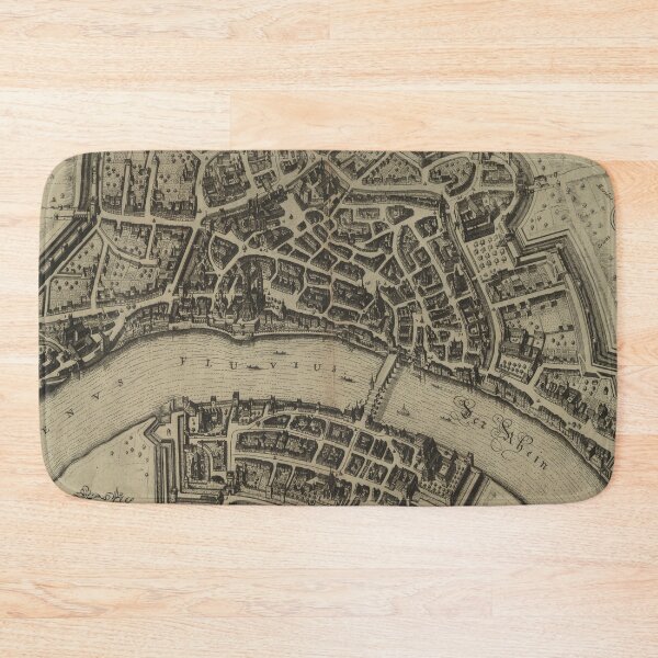 Item preview, Vintage Map of Basel Switzerland (1657) designed and sold by BravuraMedia.