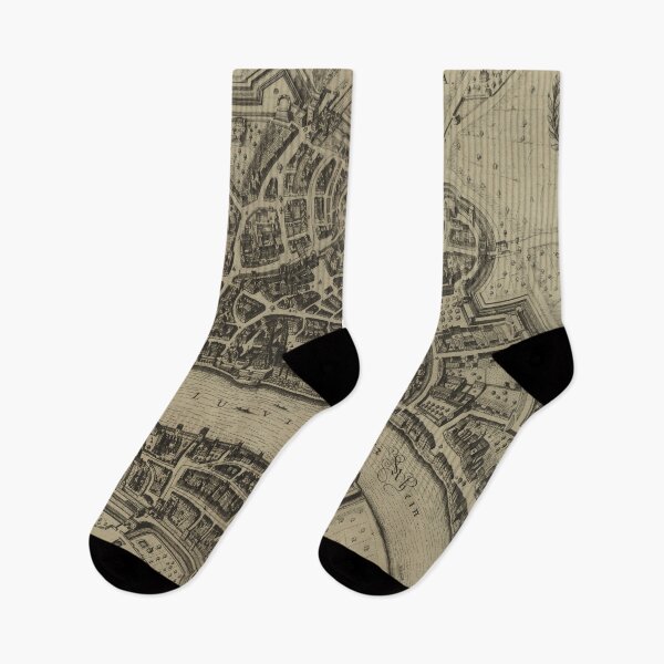 Item preview, Vintage Map of Basel Switzerland (1657) designed and sold by BravuraMedia.