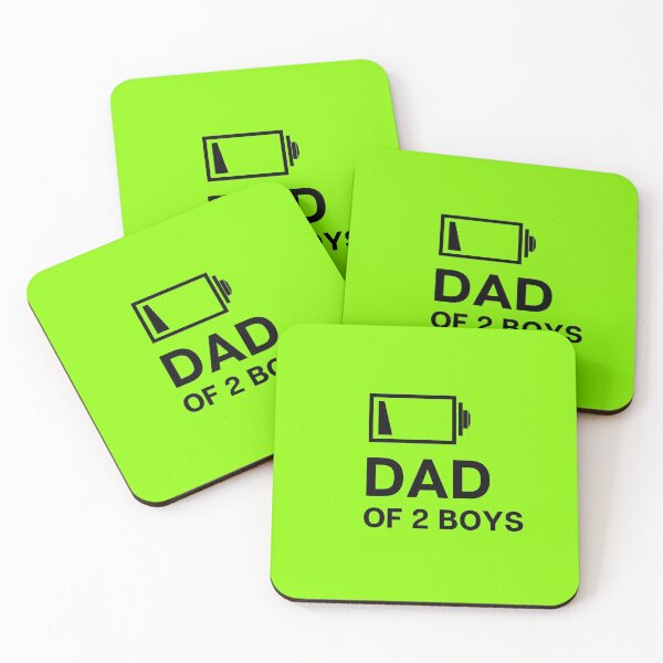 Item preview, DAD OF 2 SONS quote DAD OF 2 BOYS saying designed and sold by OneTimeEngineer.