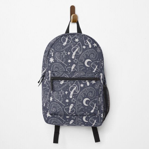 Mushroom and Fern Forest - Botanical Pattern Backpack