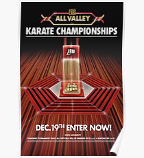ALL VALLEY KARATE KID TOURAMENT POSTER Poster