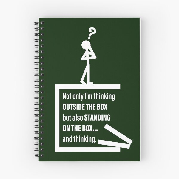 Item preview, Thinking outside the box designed and sold by MerchHouse.