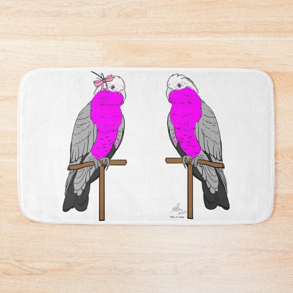 Item preview, Crazy Bird Lady with Galah Cockatoos designed and sold by Laughing Parrot Studio.