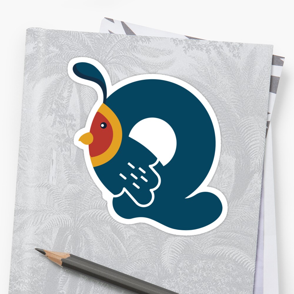 letter-q-quail-animalphabet-sticker-by-orori-redbubble