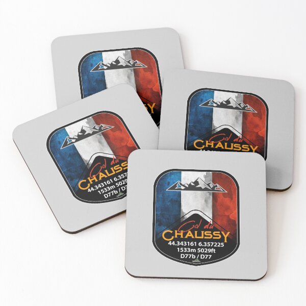 Item preview, Col du Chaussy France Motorcycle Cycle T-Shirt & Sticker 01 designed and sold by OuterShellUK.
